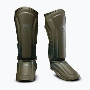 Blauzdų ir pėdų apsaugos Venum Stealth Shin khaki/dark green
