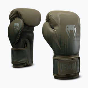 Bokso pirštinės Venum Stealth Boxing khaki/dark green