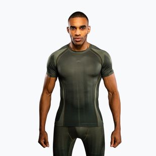 Vyriški marškinėliai Venum Stealth Rashguard khaki/dark green