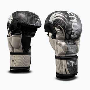Sparingo pirštinės Venum Galactic 3.0 Sparring off white/black