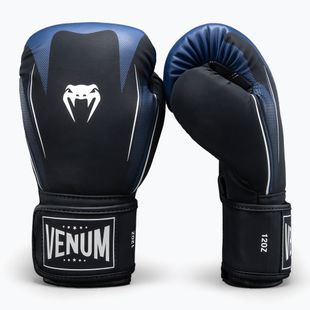 Bokso pirštinės Venum G-Core Boxing navy blue/white