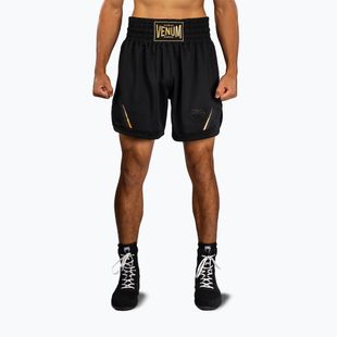 Vyriški treniruočių šortai Venum G-Core Boxing black/gold