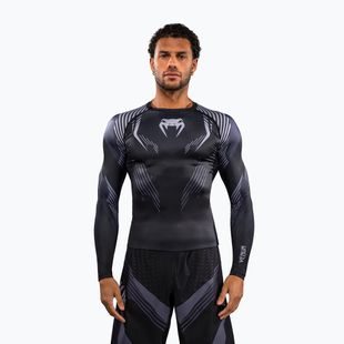 Ilgų rankovių vyriškas rashguardas Venum No-Gi 6.0 Rashguard black/grey