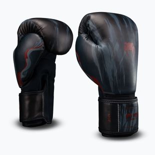 Bokso pirštinės Venum Demon Boxing black/grey
