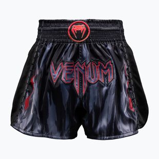 Vyriški treniruočių šortai Venum Demon Muay Thai black/grey