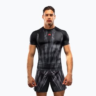 Vyriški marškinėliai Venum Demon Rashguard SS black/grey