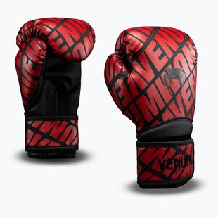 Vaikiškos bokso pirštinės Venum Contender 1.5 XT 3D black/red