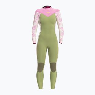 Moteriškas plaukimo hidrokostiumas ROXY 4/3 mm Rise BZ palmed out light gray