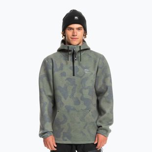 Quiksilver Shredder Hoodie tie dye true black snieglenčių džemperis
