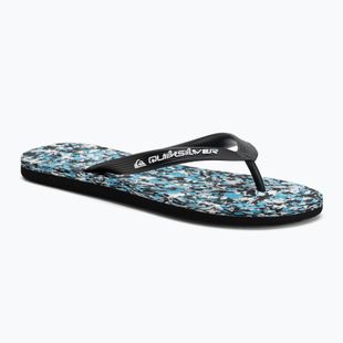 Vyriškos šlepetės per pirštą Quiksilver Molokai Recycled black/blue/blue