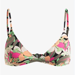 Maudymosi kostiumėlio viršus ROXY Printed Beach Classics Tri anthracite palm song s
