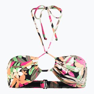 Maudymosi kostiumėlio viršus ROXY Printed Beach Classics Halter anthracite palm song s