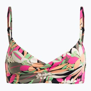 Maudymosi kostiumėlio viršus ROXY Printed Beach Classics Wrap anthracite palm song s