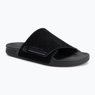 Vyriškos šlepetės Quiksilver Rivi Suede black 1