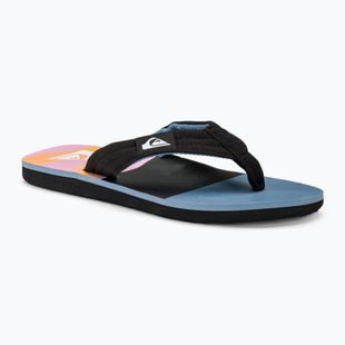 Vyriškos šlepetės per pirštą Quiksilver Molokai Layback II blue / blue / orange