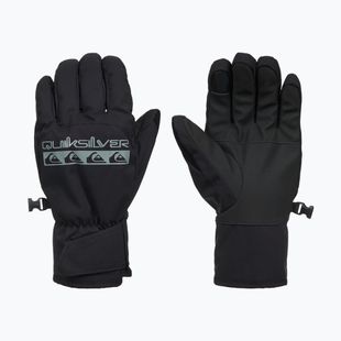 Vaikiškos snieglenčių pirštinės Quiksilver Cross true black