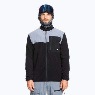 Vyriškas snieglentės džemperis Quiksilver Aker Full Zip Fleece  true black