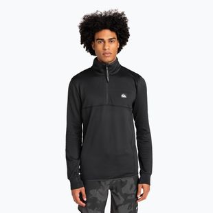 Vyriškas snieglenčių džemperis Quiksilver Steep Point Half Zip Fleece true black