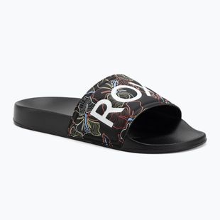 Moteriškos šlepetės ROXY Slippy II black multi camo
