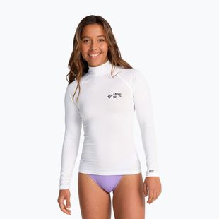 Moteriški plaukimo marškinėliai ilgomis rankovėmis Billabong Tropic Surf white