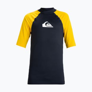 Vaikiški plaukimo marškinėliai Quiksilver Everyday UPF50 dark navy/solar power