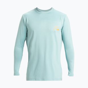 Vyriški plaukimo marškinėliai ilgomis rankovėmis Quiksilver DNA Bubble Logo aquifer