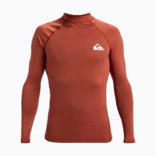 Vyriški plaukimo marškinėliai ilgomis rankovėmis Quiksilver Everyday UPF50 henna