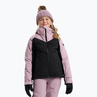 Vaikiška snieglenčių striukė ROXY Snowsylva true black
