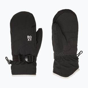 Vaikiškos snieglenčių pirštinės Roxy Jetty Solid Mitt true black