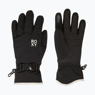 Moteriškos snieglenčių pirštinės Roxy Jetty Solid true black