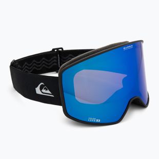 Snieglenčių akiniai Quiksilver Storm black/black clux ml blue