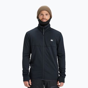 Vyriškas snieglenčių džemperis Quiksilver Steep Point Full Zip Fleece true black