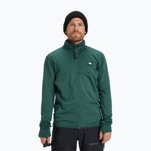 Vyriškas snieglenčių džemperis Quiksilver Steep Point Full Zip Fleece trekking green