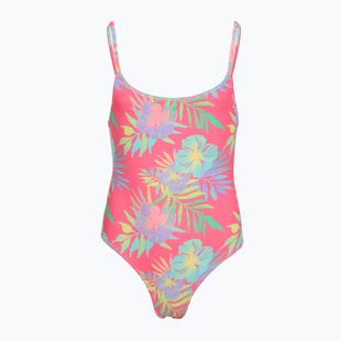 Vaikiškas vientisas maudymosi kostiumėlis ROXY Aquarella sangria sunset aquarella rg