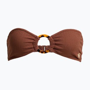 Maudymosi kostiumėlio viršus ROXY Sunshine Bandeau cappuccino