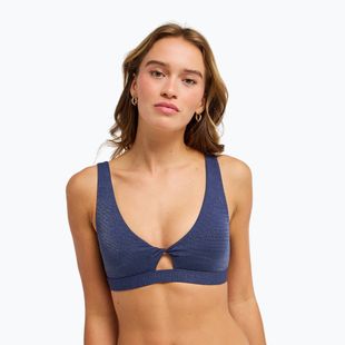 Maudymosi kostiumėlio viršus ROXY Paradise Wave Elongated Tri mood indigo