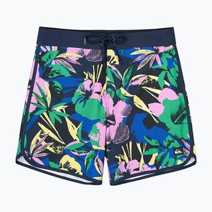 Vyriški maudymosi šortai Quiksilver Surfsilk Scallop 18" dark navy interact floral