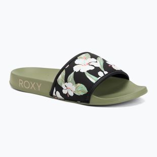 Moteriškos šlepetės ROXY Slippy IV oil green
