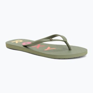 Moteriškos šlepetės per pirštą ROXY Sandy III oil green