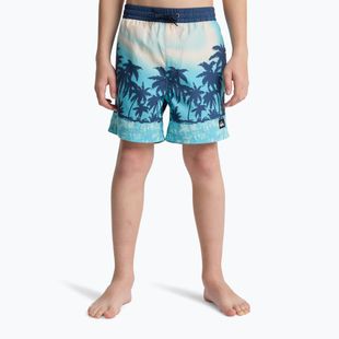 Vaikiški maudymosi šortai Quiksilver Everyday Printed Volley 14" aqua thermotropics