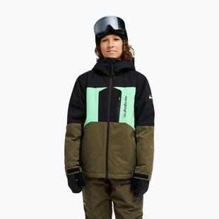 Vaikiška sniego lenktynių striukė Quiksilver Dawson grape leaf