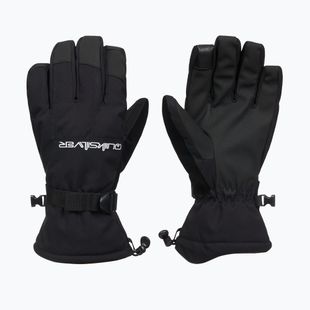 Vyriškos snieglenčių pirštinės Quiksilver Mission true black