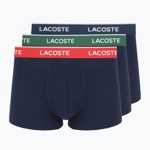 Vyriškos trumpikės Lacoste 5H12997 3 poros navy blue/green/red/navy blue