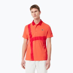 Vyriški teniso marškinėliai Lacoste Polo DH8971 mango tree red