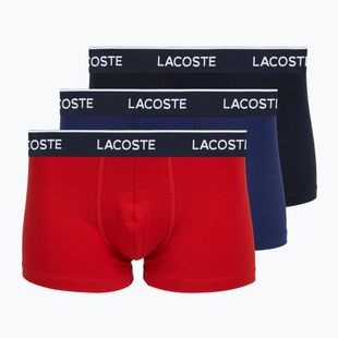 Vyriškos trumpikės Lacoste 5H1300 3 poros navy blue/red/methylene