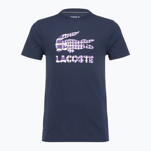 Vyriški marškinėliai Lacoste TH4769 navy blue