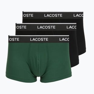 Vyriškos trumpikės Lacoste 5H1300 3 pack black/green