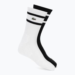 Kojinės Lacoste RA9189 Ankle 3-pak black/white