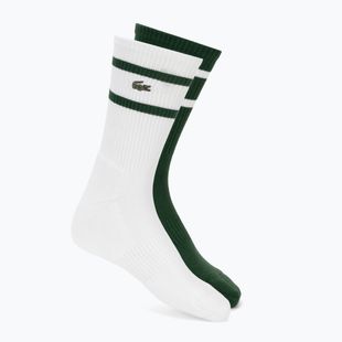 Kojinės Lacoste RA9189 Ankle 3-pak green/white