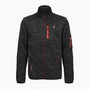 Vyriškas flisinis džemperis Aulp Navoy Melanged Knit black 1